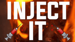 Inject In Fire Face GIF