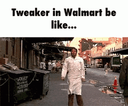Injured Man At Walmart Funny Street GIF