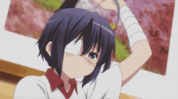 Injured Rikka-Chan GIF