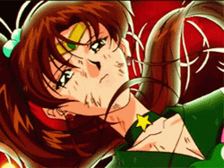Injured Sailor Jupiter Fading Away  GIF