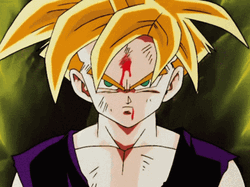 Injured Super Saiyan Gohan GIF