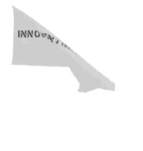 Innocent Blondy Text On Paper Sticker