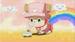 Innocent Chopper Playing Toy Car GIF