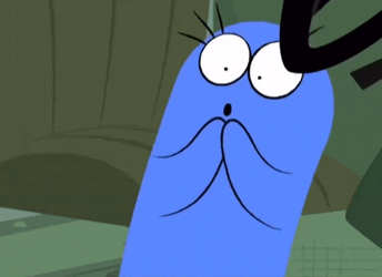 Innocent Face Blue GIF