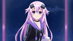 Innocent Neptune Smile GIF
