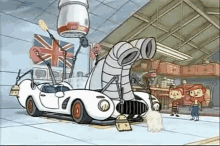 Innovative Car Cleaning In Car Complex GIF