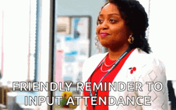 Input Attendance Janine Teagues Abbott Elementary GIF