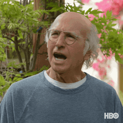 Insanity Of Old Man In Glasses GIF
