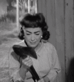 Insanity Woman Holding Big Axe GIF