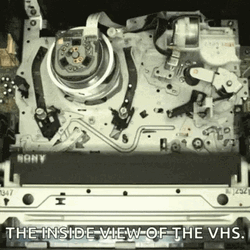 Inside Of A Vhs Animation GIF