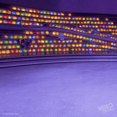 Inside Out 2 Poster Purple Background GIF