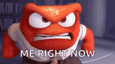 Inside Out Character Making Funny Face Saying Me Right Now GIF