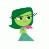 Inside Out Disgust Face Palm Reaction GIF