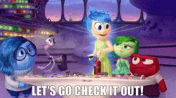 Inside Out Lets Go Check It Out GIF