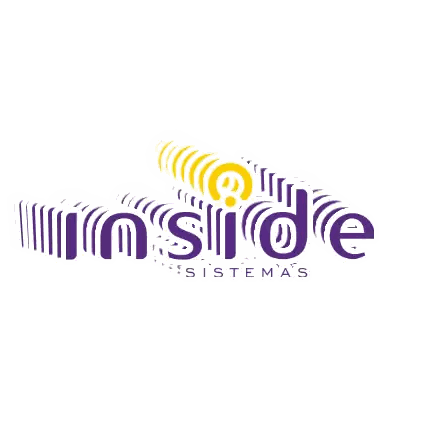 Inside Sistemas Logo With Yellow Circle Sticker