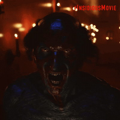 Insidious Movie Poster With Clown GIF