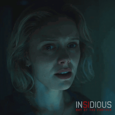 Insidious Out Of The Further Movie Poster Woman In Dark GIF