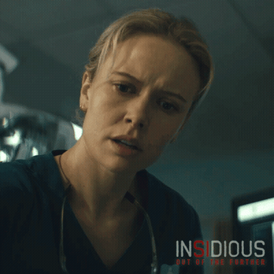 Insidious Out Of The Further Poster Woman GIF