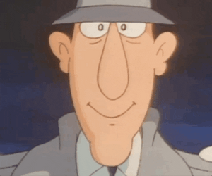 Inspector Gadget Cheerful Grin GIF