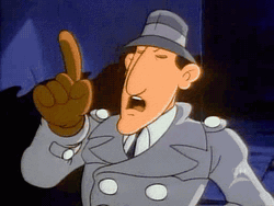 Inspector Gadget Saying No GIF