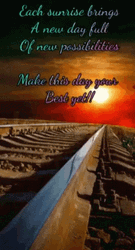 Inspiration Quote New Sunrise GIF