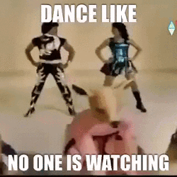 Inspirational Advice Dance Like No One's Watching GIF