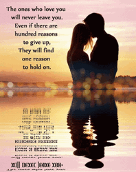 Inspirational Love Couple Holding On GIF