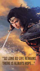 Inspirational Wonder Woman Hope GIF