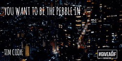 Inspirational Words Pebble Ripple GIF