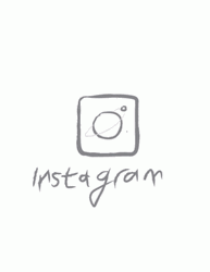 Instagram Logo And Word Design GIF