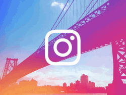 Instagram Logo Creative Background GIF