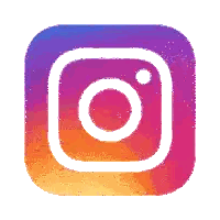 Instagram Logo Purple And Orange Sticker