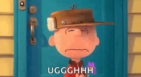 Instead Of Happy Birthday Snoopy Is Sad GIF
