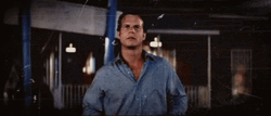 Intense Bill Paxton Contemplating Twister Film GIF