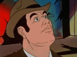 Intense Cartoon Jaw Drop GIF