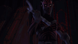 Intense Darth Maul Lightsaber Fight GIF