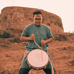 Intense Outdoor Drum Roll  GIF
