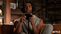 Intense Round Of Video Game GIF