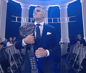 Intercontinental Champion Gunther Entrance GIF