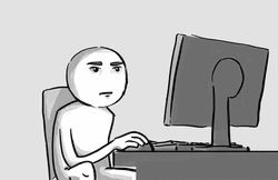 Interested Illustration On The Internet GIF