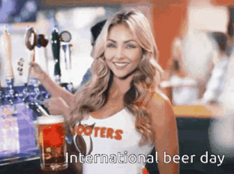International Drinking Beer Day GIF