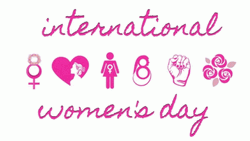 International Womens Day Different Symbols GIF
