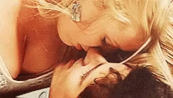 Intimacy In Sweet Kiss GIF