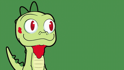 Intuitive Iguana Cartoon GIF