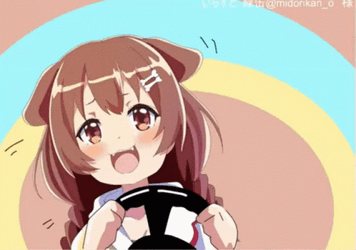Inugami Korone Driving Car Anime GIF