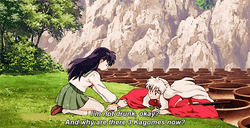Inuyasha Not Drunk Kagome GIF