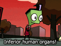 Invader Zim Inferior Human Organs