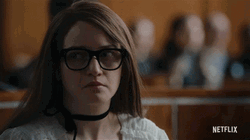 Inventing Anna Blank Face In Court  GIF