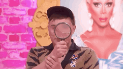 Investigates Drag Queen Throwing Shades RuPaul's Drag Race GIF