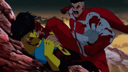 Invincible Smashed Mark Grayson GIF